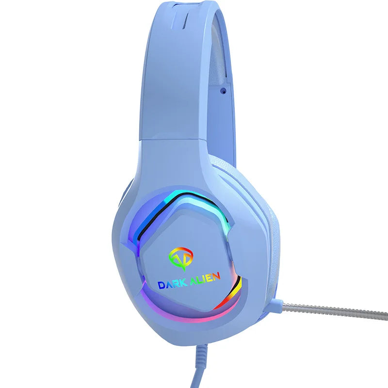 Auriculares Gaming Para PC/PS4/PS5 EKSA E1000 7.1 Surround RGB Auriculares Gaming con Cable USB y Micrófono con Cancelación de Ruido