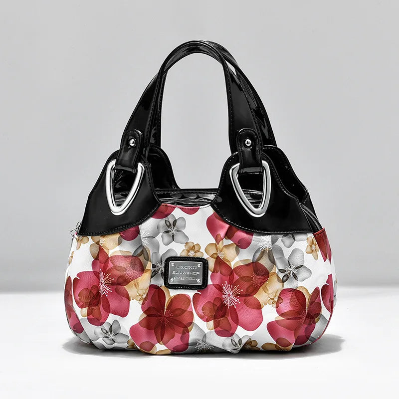 Luxury Handbag Women Printing PU Leather Handle Bag Fashion Brand Lady Tote Big Capacity Shoulder Bag Shopping Purse2024