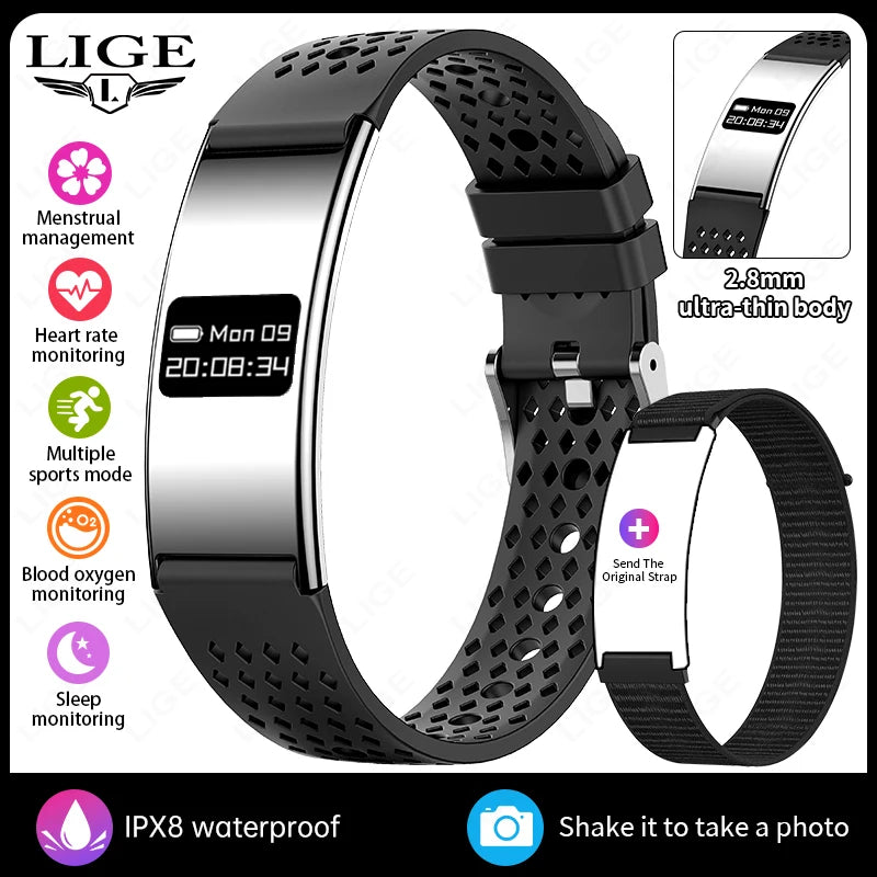 Health Smart Bracelet Ultralight Fitness Tracker Smart Wristband Heart Rate Sleep Monitor Pedometer Slim Smartwatch Android iOS