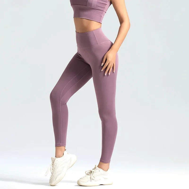 2025 New Sport Leggings for Women High Waist Yoga Leggings Soft Breathable Sports Tights Leggings Fitness Gym Elastic Pants Y2K
