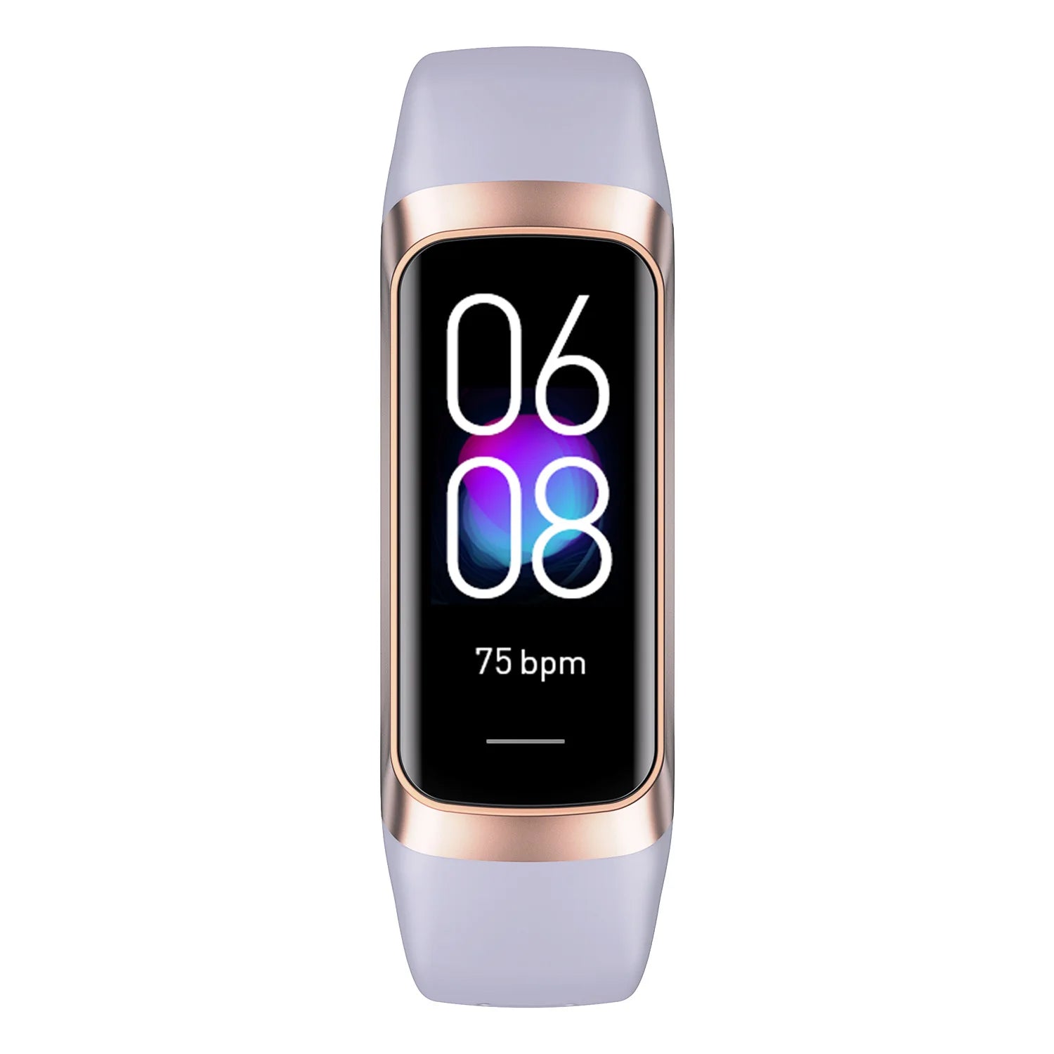 Reloj Inteligente Delgado Hombres Mujeres Pulsera Inteligente 1.1 Pulgadas Amoled Frecuencia Cardíaca Impermeable Temperatura Corporal Rastreador de Actividad Física