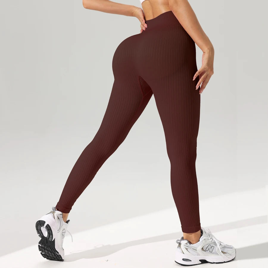 Women Sports Leggings Seamless Yoga Pants w/Tummy Control Sportswear Woman Gym Leggings Women&