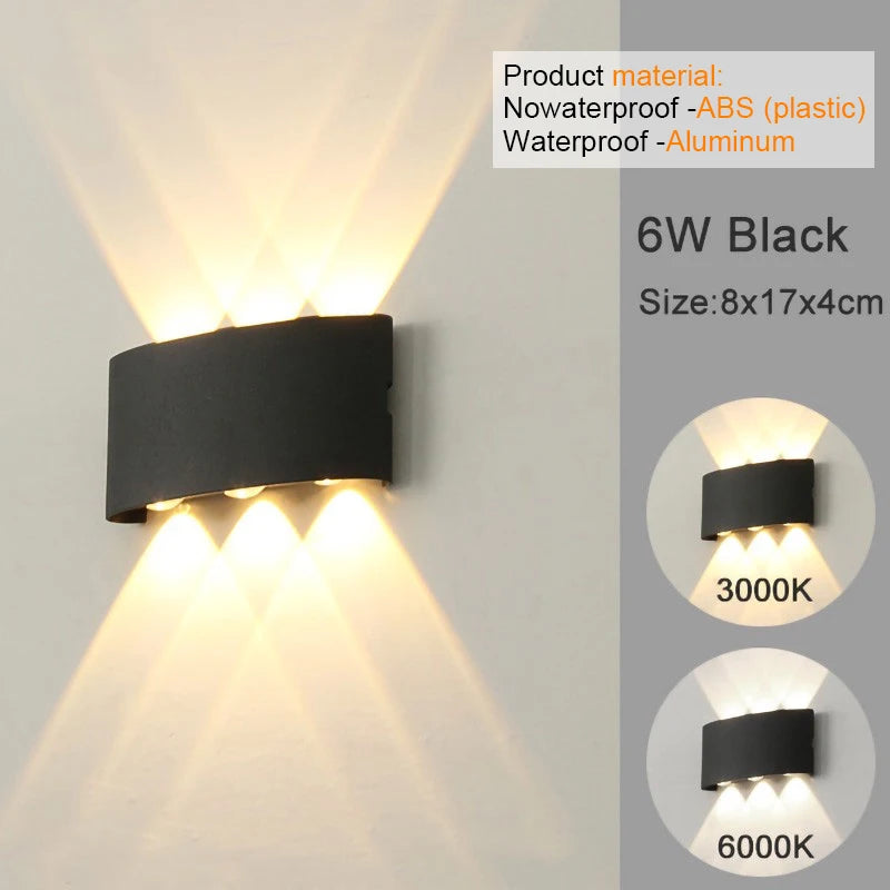 Aplique LED Moderno Interior/Exterior