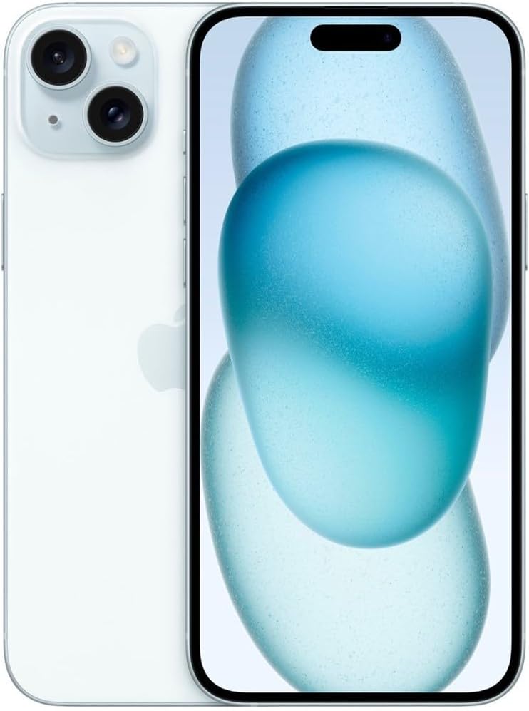 Apple iPhone 15, 128GB, Black - Unlocked (Renewed)