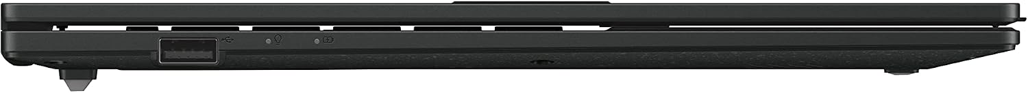 ASUS Vivobook Go 15.6” FHD Slim Laptop, AMD Ryzen 3 7320U Quad Core Processor, 8GB DDR5 RAM, 256GB SSD, Windows 11 Home, Fast Charging, Webcam Shield, Military Grade Durability, Black, E1504FA-AB34