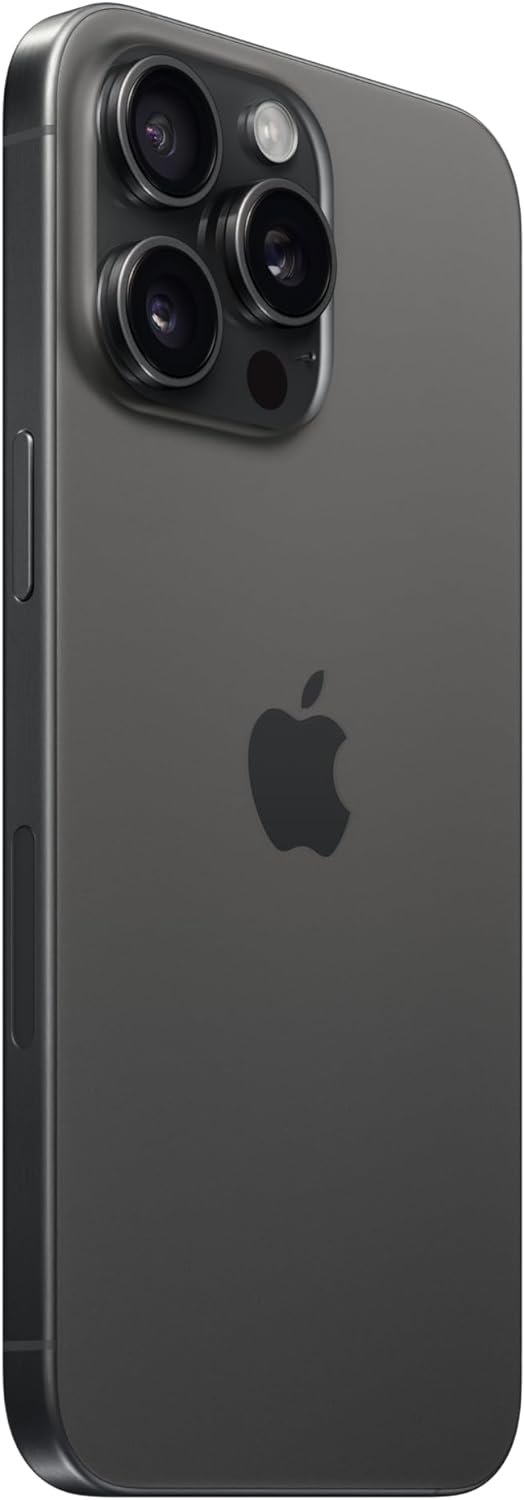 Apple iPhone 15 Pro Max, 512GB, Natural Titanium - Unlocked (Renewed)