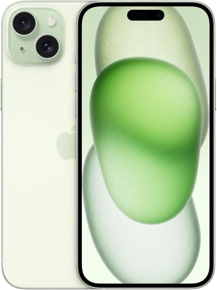 Apple iPhone 15, 128GB, Black - Unlocked (Renewed)
