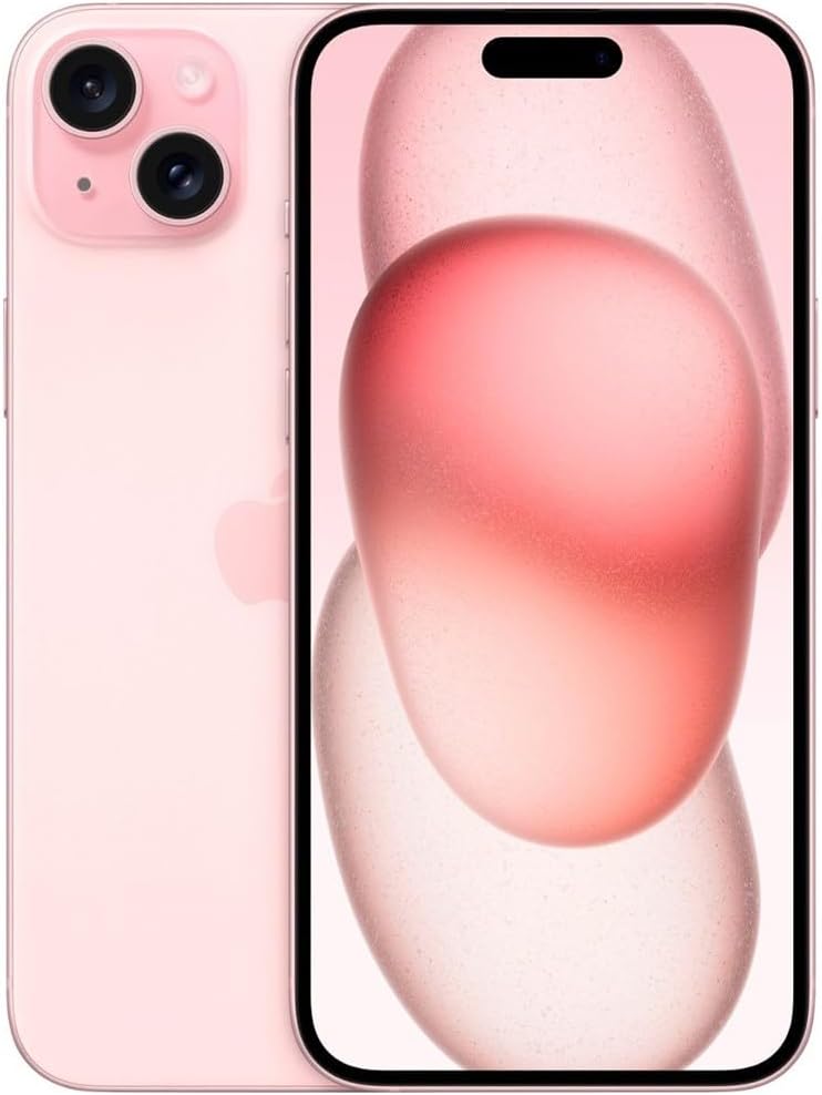 Apple iPhone 15, 128GB, Black - Unlocked (Renewed)