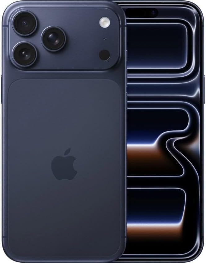 Apple iPhone 17 Pro Max, US Version, 256GB, eSIM, Deep Blue- Unlocked (Renewed) | eSIM| Renewed