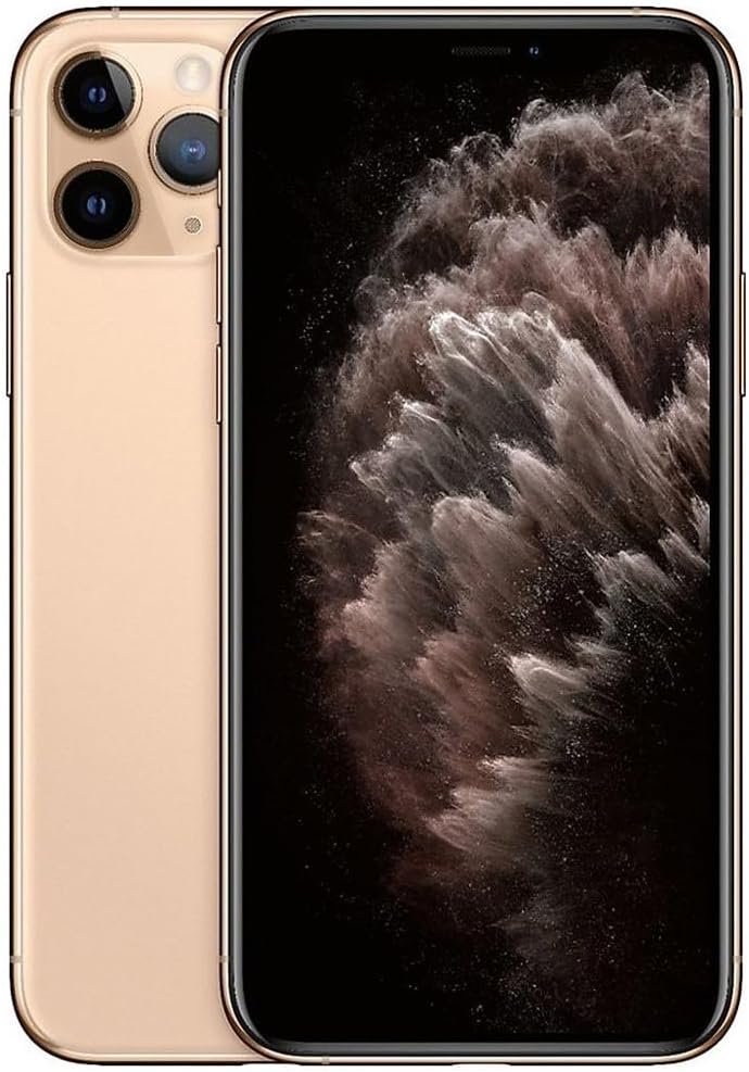 Apple iPhone 11 Pro Max, 64GB, Gold - Unlocked (GSM Only) (Renewed)