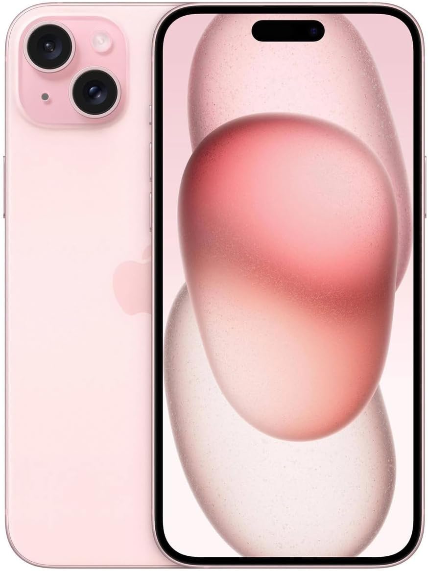 Apple iPhone 15, 128GB, Black - Unlocked (Renewed)
