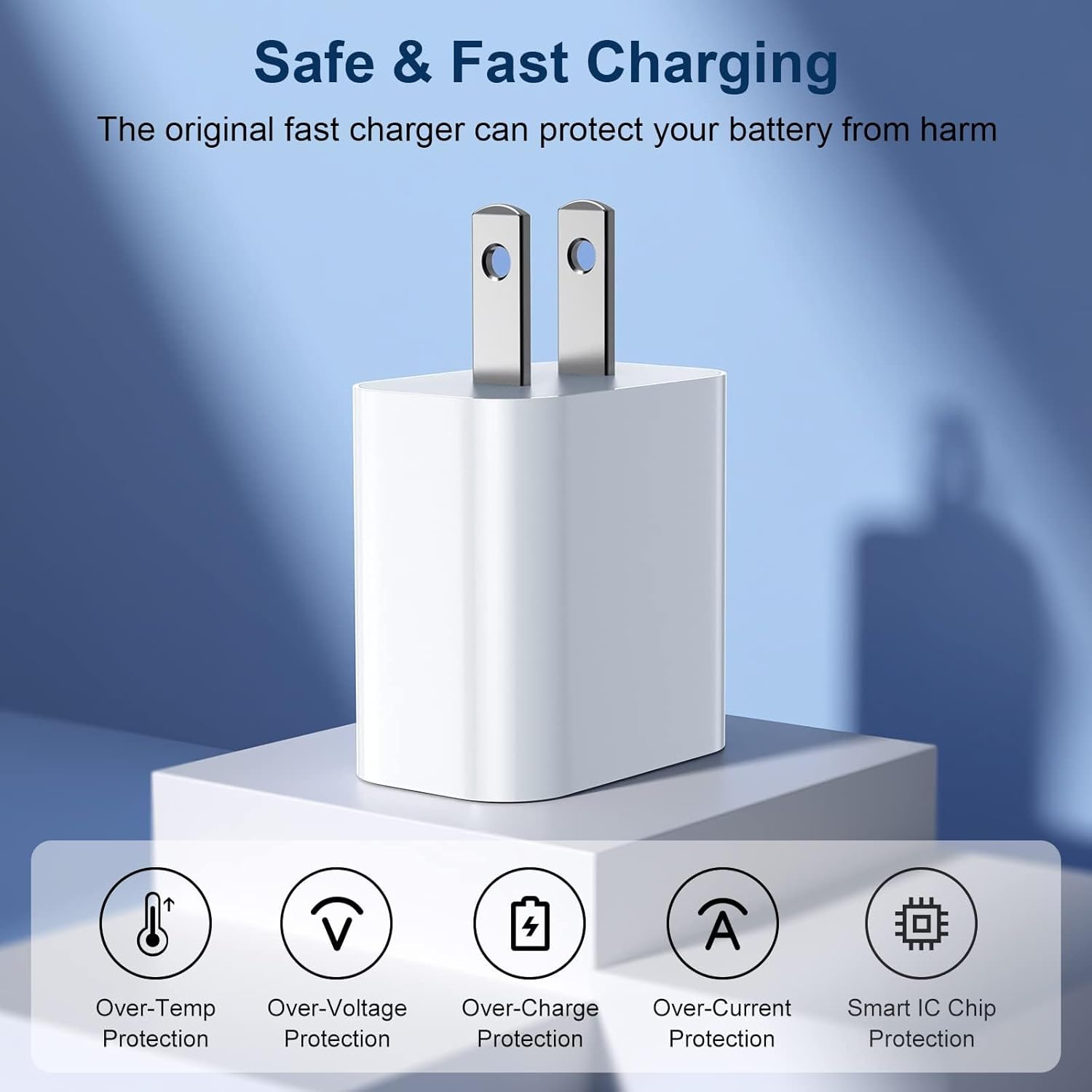 GREPHONE iPhone Charger Fast Charging,20W PD USB C Wall Charger 4 Pack with 6FT Fast Charging Cable