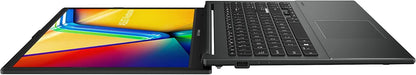 ASUS Vivobook Go 15.6” FHD Slim Laptop, AMD Ryzen 3 7320U Quad Core Processor, 8GB DDR5 RAM, 256GB SSD, Windows 11 Home, Fast Charging, Webcam Shield, Military Grade Durability, Black, E1504FA-AB34