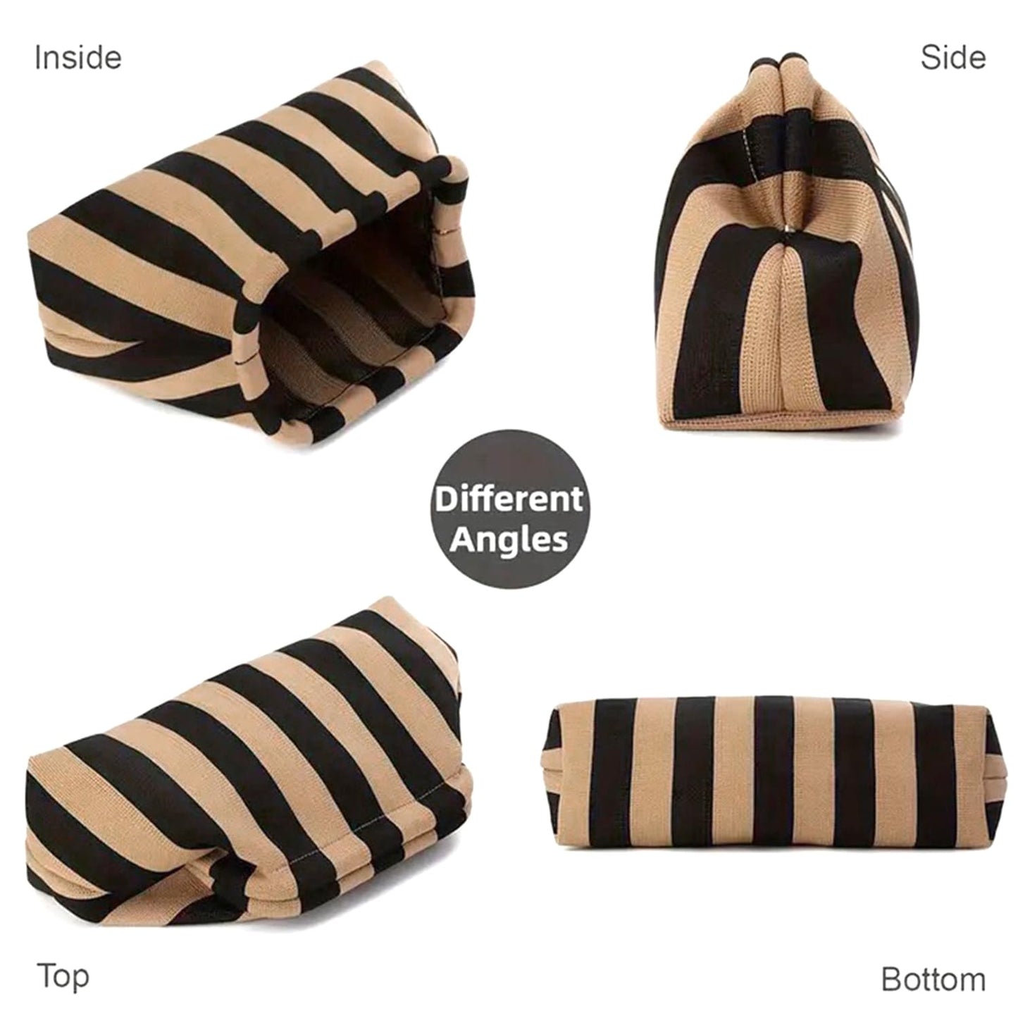 Clutch Purses for Women,Woven Crochet Bag&Cosmetic Bag Dumpling Striped Cloud Purse Evening Handbag Summer Beach