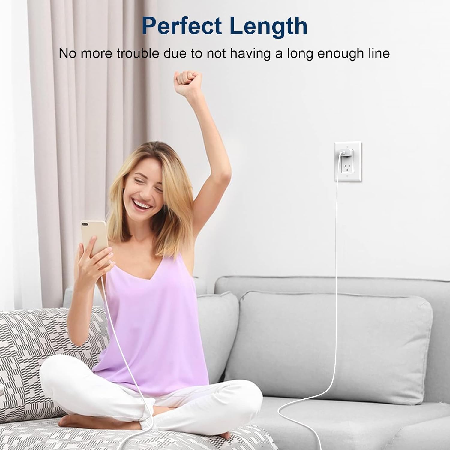 GREPHONE iPhone Charger Fast Charging,20W PD USB C Wall Charger 4 Pack with 6FT Fast Charging Cable