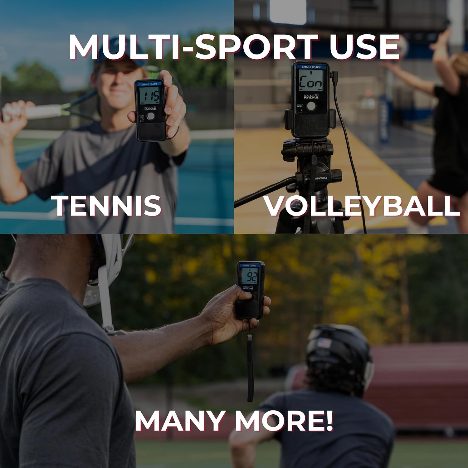 Pocket Radar Smart Coach Speed Gun for Baseball, Softball, Crick