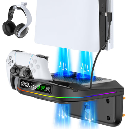 PS5 Soporte de Pared con Ventilador