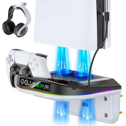 PS5 Soporte de Pared con Ventilador