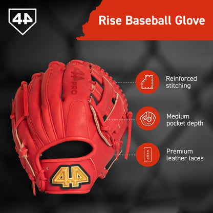 Guante de béisbol 44 PRO BB Stock Rise para jóvenes y Ligas Pequeñas