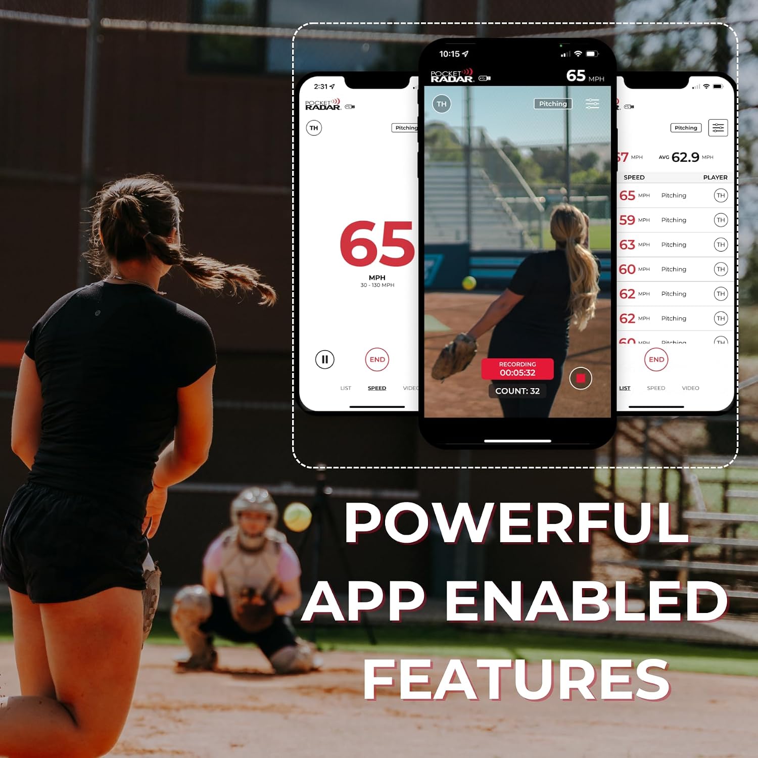 Pocket Radar Smart Coach Speed Gun for Baseball
