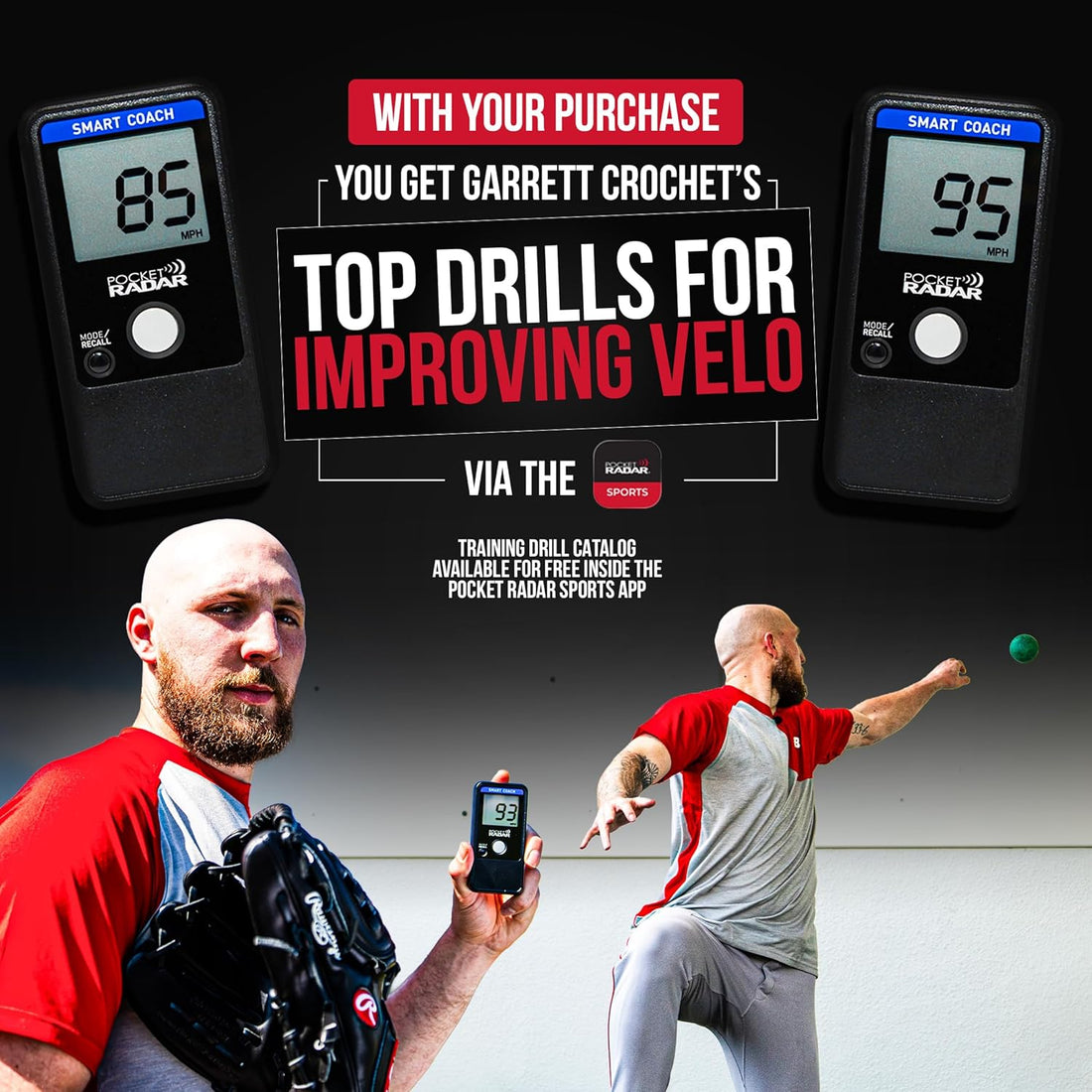 Pocket Radar Smart Coach Speed Gun for Baseball