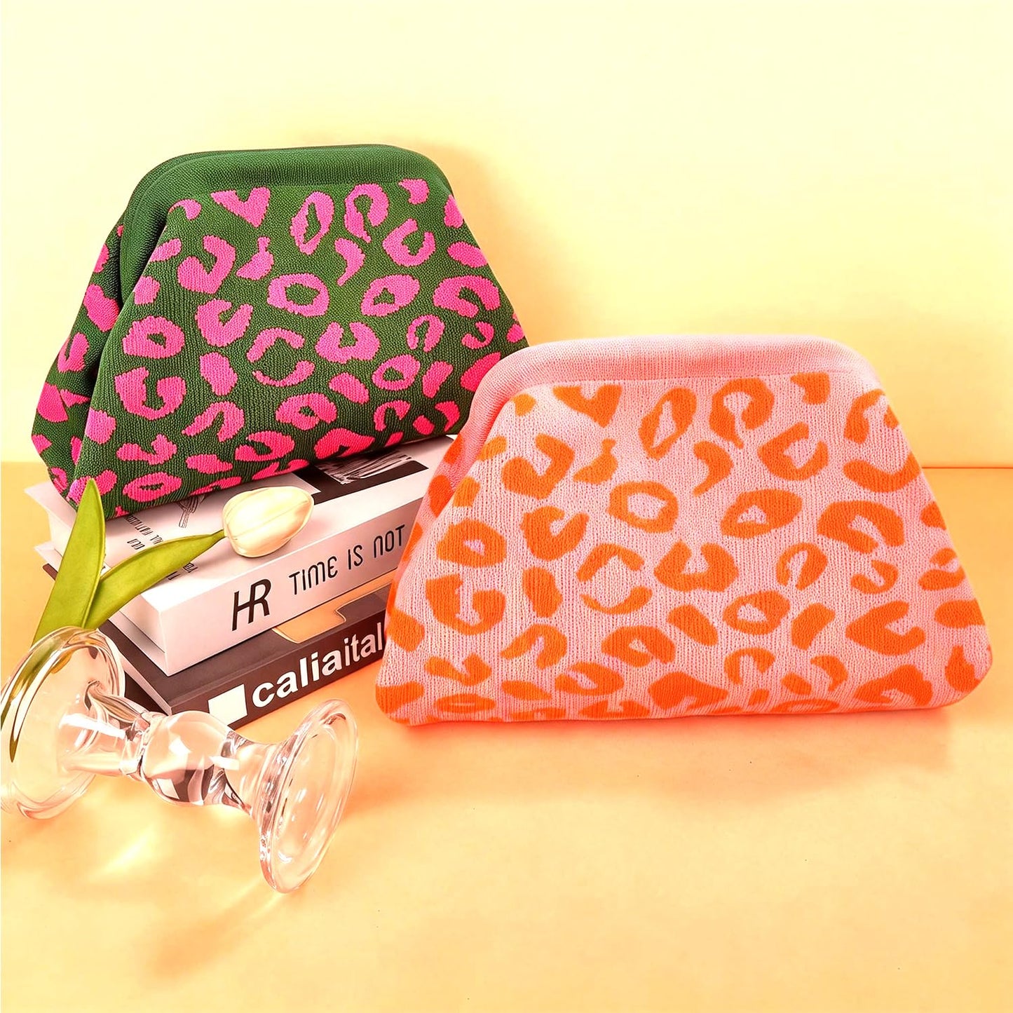 Clutch Purses for Women,Woven Crochet Bag&Cosmetic Bag Dumpling Striped Cloud Purse Evening Handbag Summer Beach
