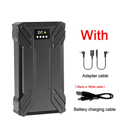 Portable Mobile External Spare Battery 30000mAh or 40000mAh DC Power Bank 5V 12V Vest Cooling Fan Outdoor PowerBank Batteries