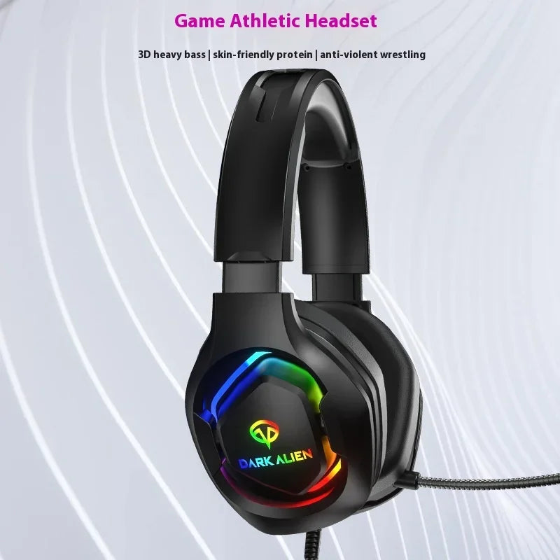 Auriculares Gaming Para PC/PS4/PS5 EKSA E1000 7.1 Surround RGB Auriculares Gaming con Cable USB y Micrófono con Cancelación de Ruido