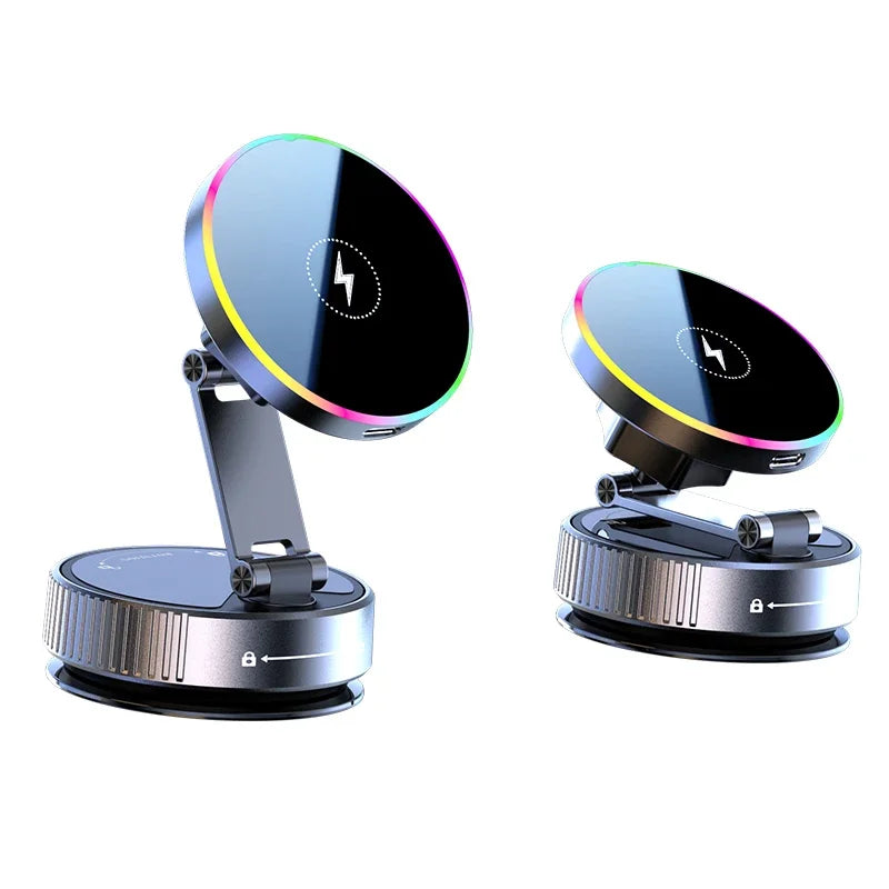 Magnetic Car Wireless Charger Universal Car Phone Holder Mount Fast Charging for iPhone 15 14 13 12 Pro Max Mini Magnet Chargers