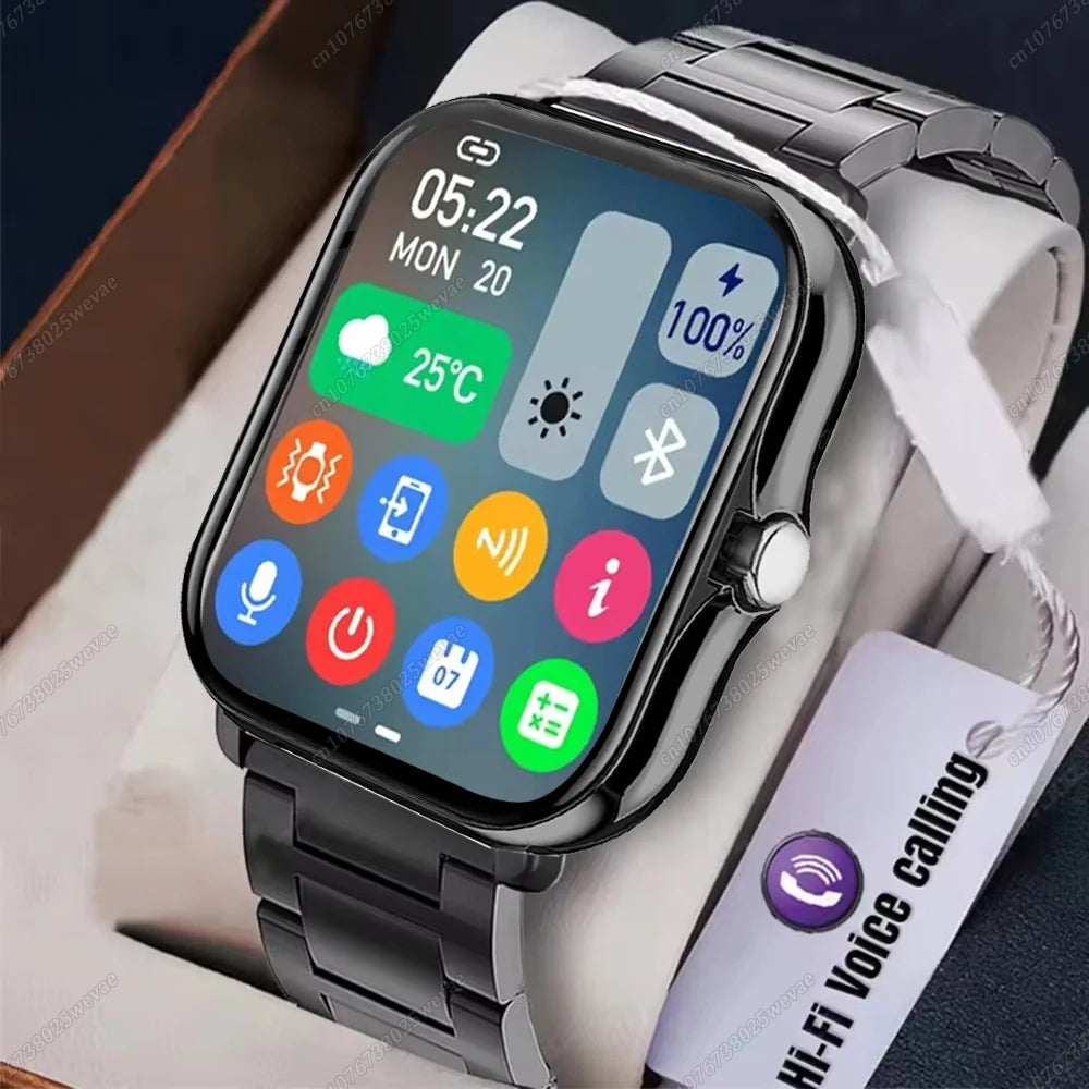 20226 Nuevo Smartwatch de 1.83 pulgadas con llamadas, notificaciones, monitoreo del sueño, seguimiento de actividad, reloj inteligente compatible con Android e iOS