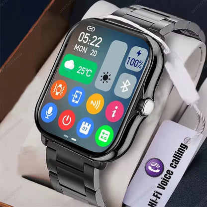 20226 Nuevo Smartwatch de 1.83 pulgadas con llamadas, notificaciones, monitoreo del sueño, seguimiento de actividad, reloj inteligente compatible con Android e iOS