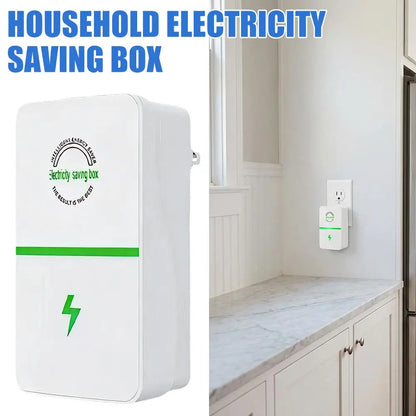 Household Electricity Saving Box Smart Energy Saver Plug for US/EU Plug Power Saving Device to Reduce Electric Bill for Home Use