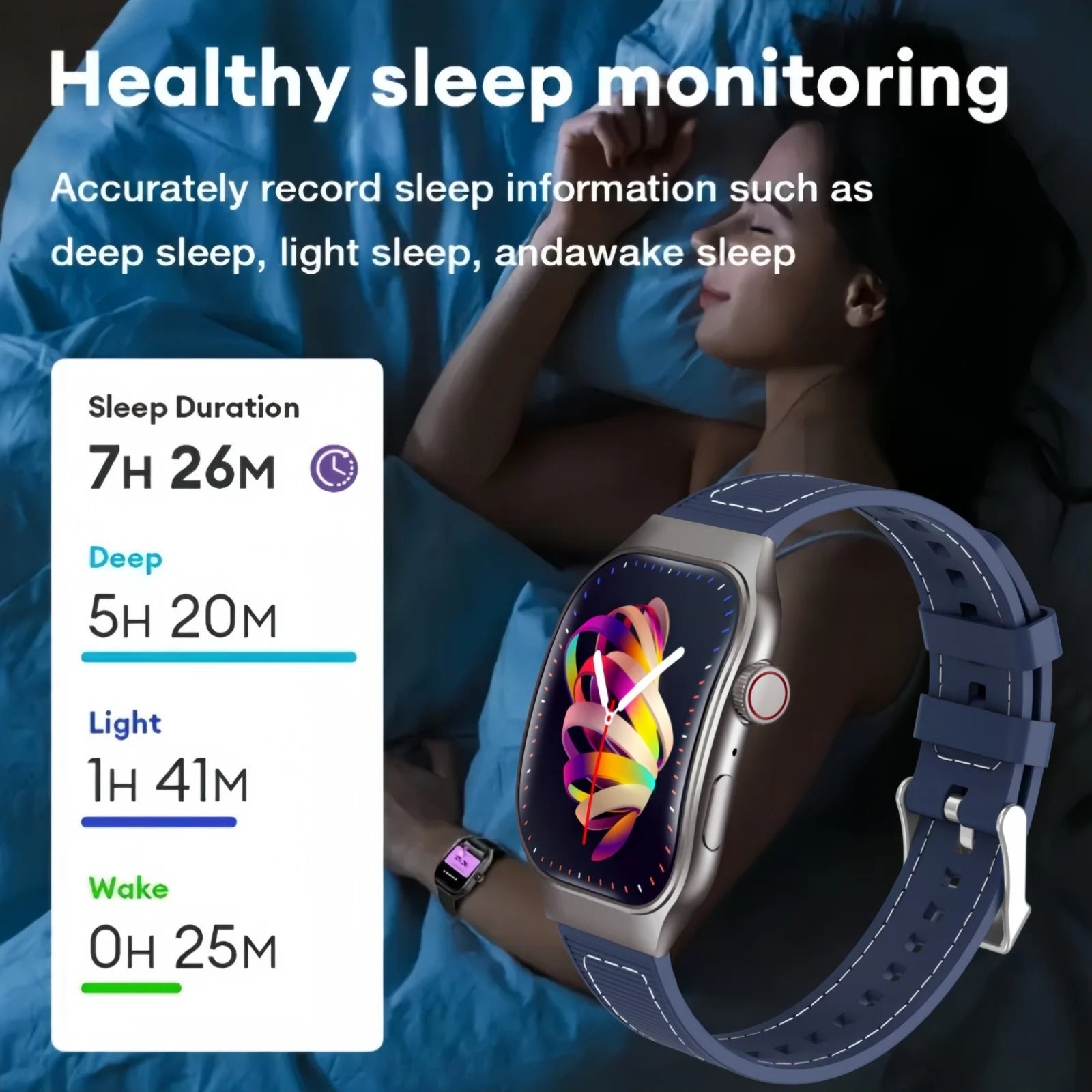 LAXASFIT Nuevo reloj inteligente delgado para hombre, pantalla AMOLED curvada de 2.01 pulgadas, llamada Bluetooth, seguimiento deportivo y de fitness, reloj inteligente para mujer