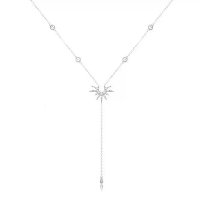 New Stainless Steel Pearls Long with Baroque Pearls Necklace for Women Adjustable Chain Sweater Accessories Fashion Jewelry