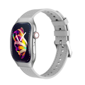 LAXASFIT Nuevo reloj inteligente delgado para hombre, pantalla AMOLED curvada de 2.01 pulgadas, llamada Bluetooth, seguimiento deportivo y de fitness, reloj inteligente para mujer