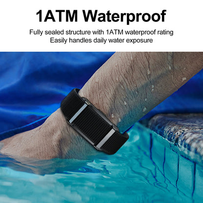 No Screen Smart Bracelet Men Women Fitness Tracker Sport Smart Watch Heart Rate Sleep Monitor 1ATM Waterproof Outdoor Smart Band