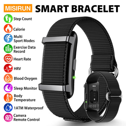 No Screen Smart Bracelet Men Women Fitness Tracker Sport Smart Watch Heart Rate Sleep Monitor 1ATM Waterproof Outdoor Smart Band