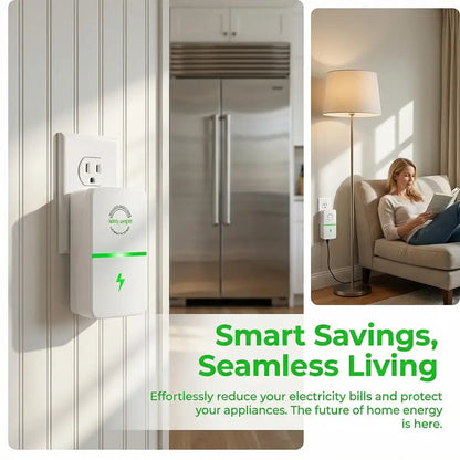 Household Electricity Saving Box Smart Energy Saver Plug for US/EU Plug Power Saving Device to Reduce Electric Bill for Home Use