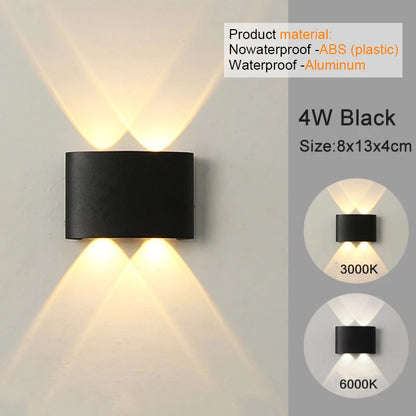 Aplique LED Moderno Interior/Exterior