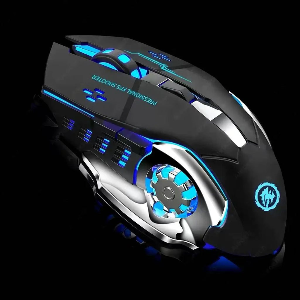 Wireless Gaming Mouse Bluetooth Dual-Mode Silent Rechargeable RGB Backlit Ergonomic Mice for Laptop PC Gamer 3 Colors Available
