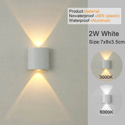 Aplique LED Moderno Interior/Exterior