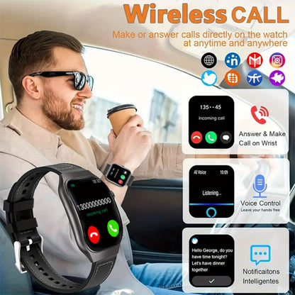 LAXASFIT New Slim Smart Watch Men&