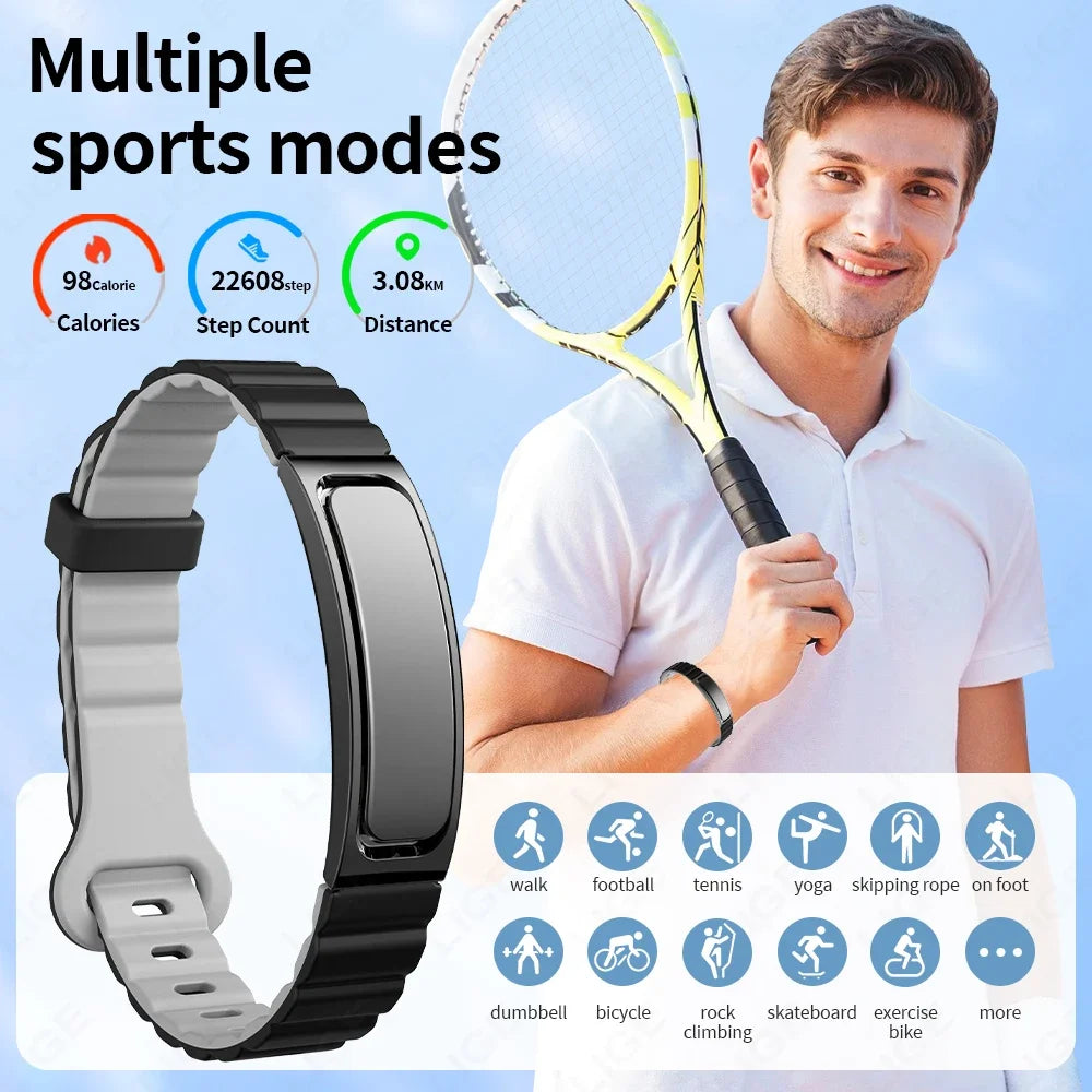 Fitness Tracker Smart Bracelet Men Activity &amp; Sleep Heart Rate Tracker Wristband Sport Strength Training Watch for Android &amp; IOS
