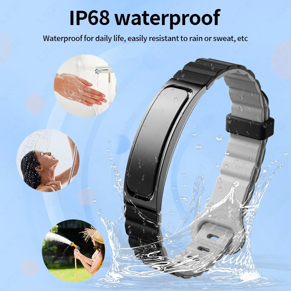 Fitness Tracker Smart Bracelet Men Activity & Sleep Heart Rate Tracker Wristband Sport Strength Training Watch for Android & IOS