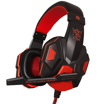 Auriculares con cable para PS4/PS5/Xbox/Smartphone/PC, auriculares para juegos con micrófono con cancelación de ruido ajustable 120°