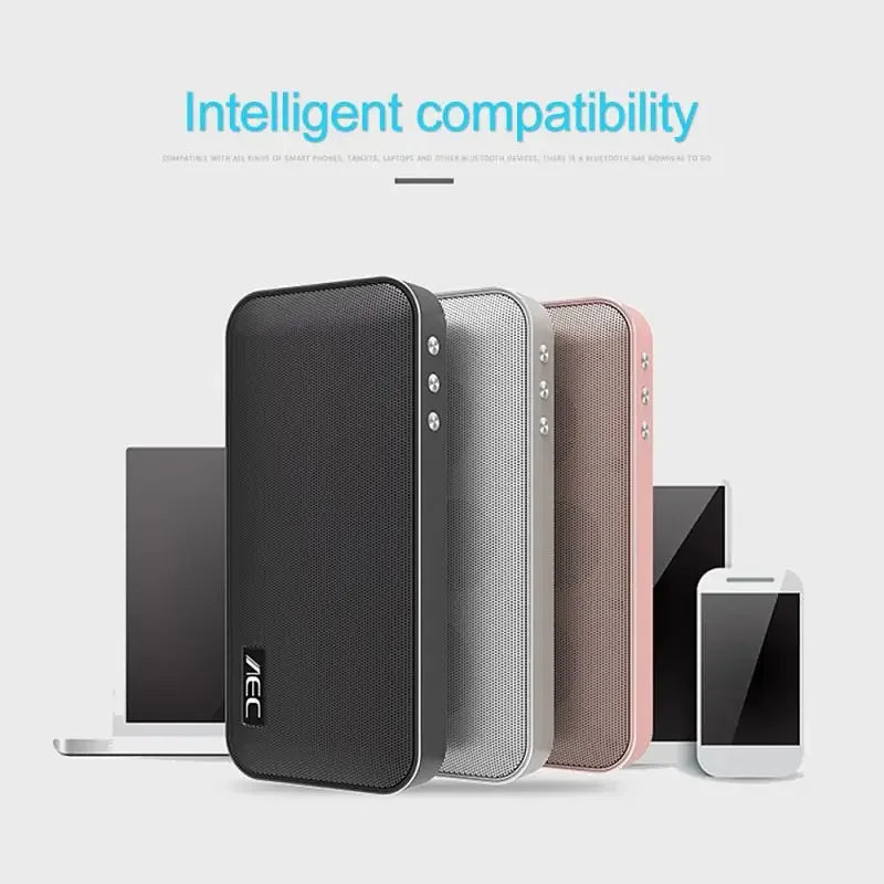 Bluetooth Speaker with Power Bank Function Outdoor Portable Slim Mini Deep Bass