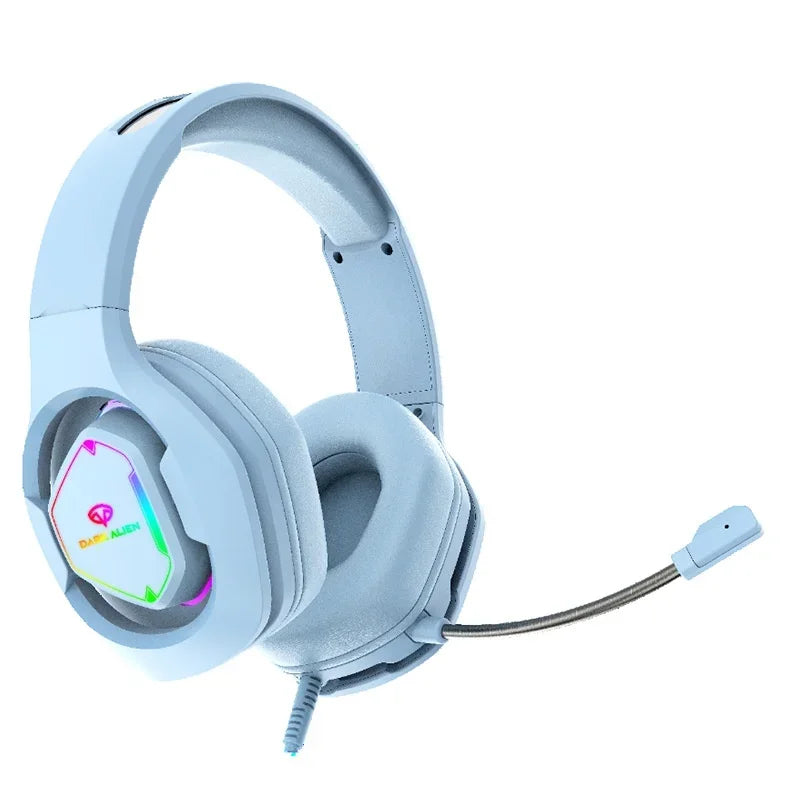 Auriculares Gaming Para PC/PS4/PS5 EKSA E1000 7.1 Surround RGB Auriculares Gaming con Cable USB y Micrófono con Cancelación de Ruido