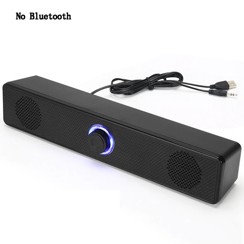 Surround Sound Bar Wired Computer Speakers Stereo Subwoofer Soundbar for Desktop Laptop PC TV Mini Speaker Home Theater System