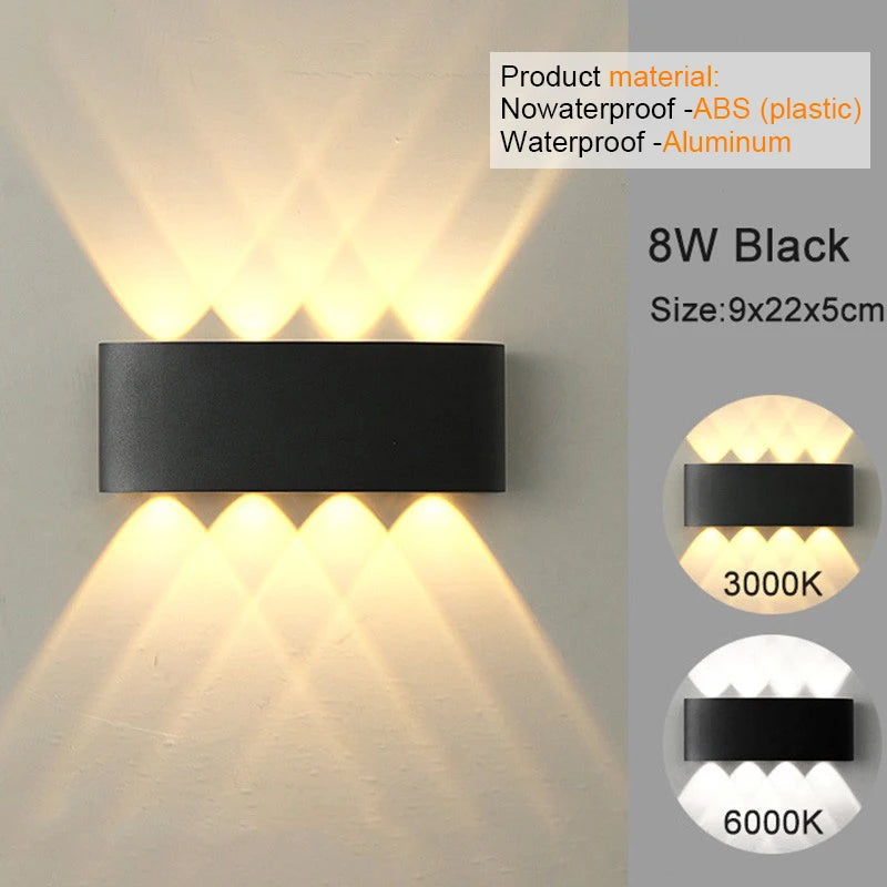Aplique LED Moderno Interior/Exterior