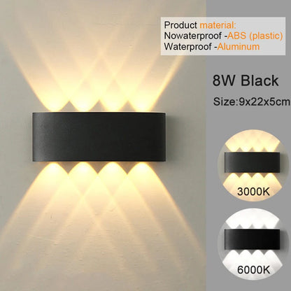 Aplique LED Moderno Interior/Exterior